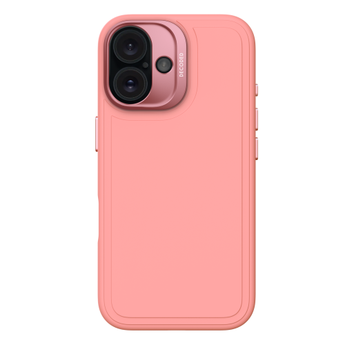 DECODED Silicone Stacks Case for iPhone 16 - Pink