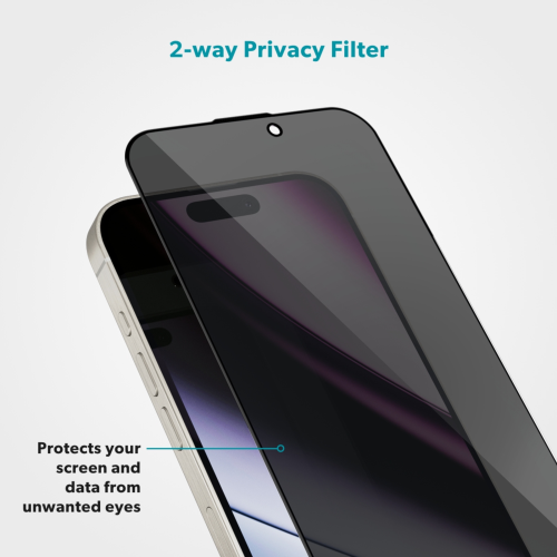 Epico Privacy Glass 3D for iPhone 16 Plus