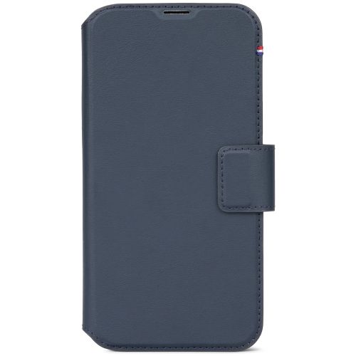 DECODED Leather Detachable Wallet Case w/MagSafe for iPhone 15 Plus - True Navy