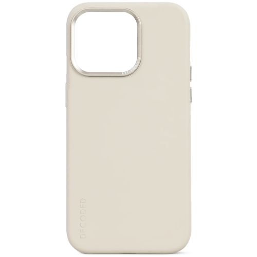 DECODED Leather Backcover w/MagSafe for iPhone 15 Pro - Clay