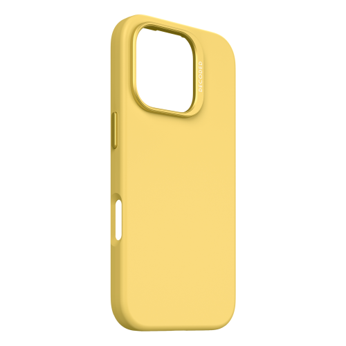 DECODED Silicone Case for iPhone 16 Pro - Yellow