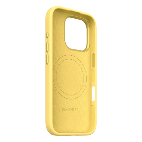 DECODED Silicone Case for iPhone 16 Pro Max - Yellow