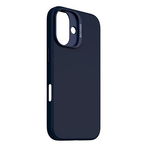 DECODED Silicone Case for iPhone 16 - Navy